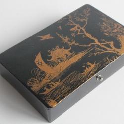 Boîte laquée Oiseau Napoléon III