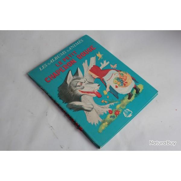 Livre  systme Les albums anims Le petit Chaperon rouge 1948
