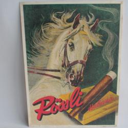 Plaque publicitaire Tabac Russli Habana Cigare
