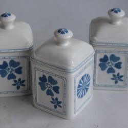 VILLEROY & BOCH 3 Pots porcelaine 12 cm FarmhouseTouch Blueflowers