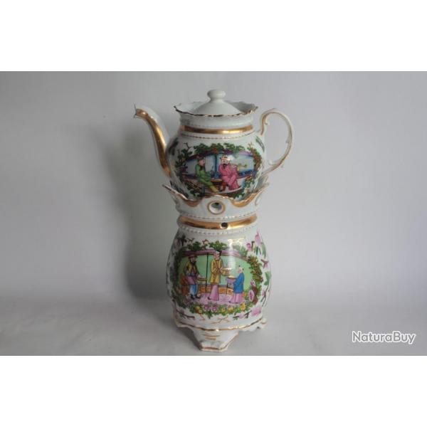 Tisanire porcelaine dcor Chinois