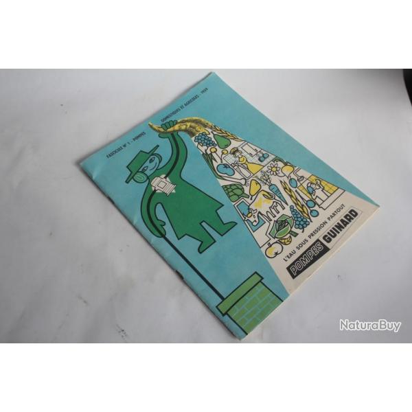 Catalogue N1 pompes domestiques et agricoles Guinard 1959