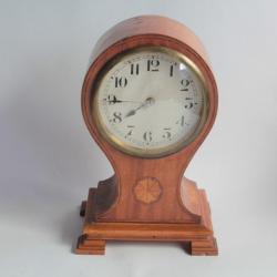 Pendulette de cheminée bois marqueterie Art déco