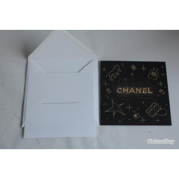 CHANEL Carte de voeux publicitaire 2022