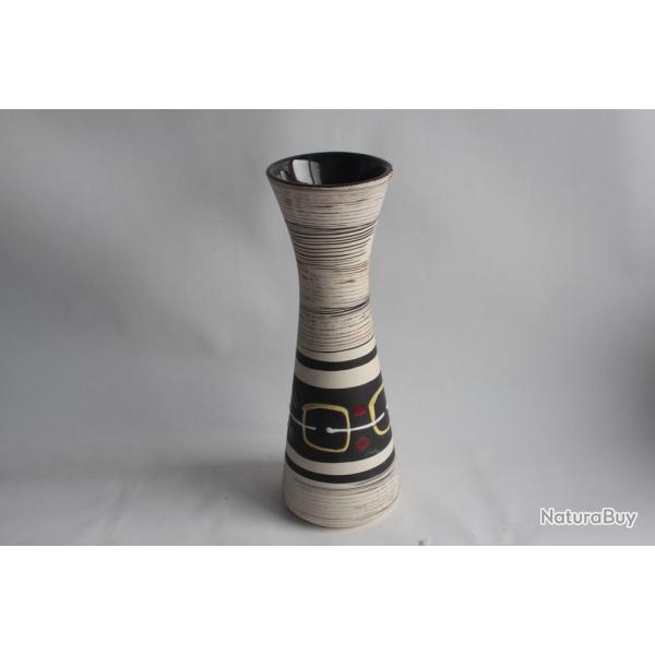 Vase cramique Tnnieshof Carstens Allemagne de l'Ouest 1960