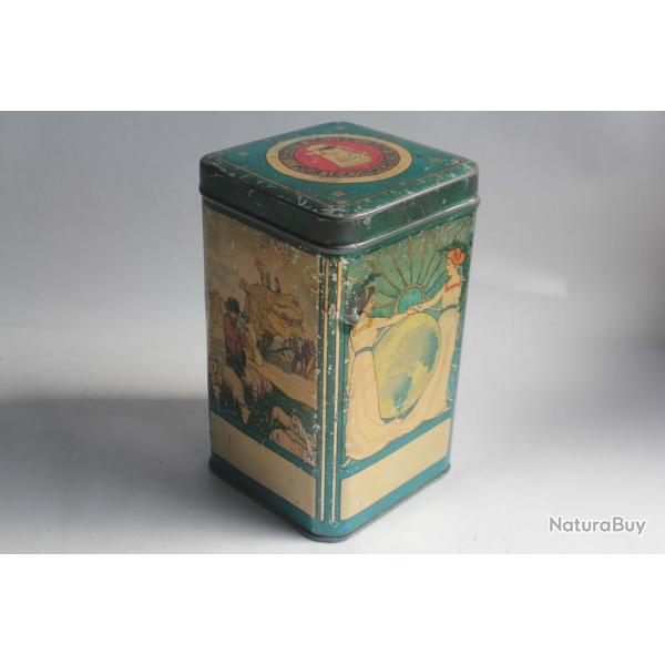 Bote  caf tle lithographie socit Kaiser pour le commerce