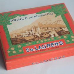Boîte à cigarettes ED. LAURENS Prince de Monaco