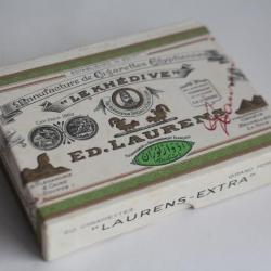 Boîte à cigarettes ED.LAURENS Khédive Laurens-Extra tabac