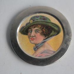 Miroir de poche Femme vintage