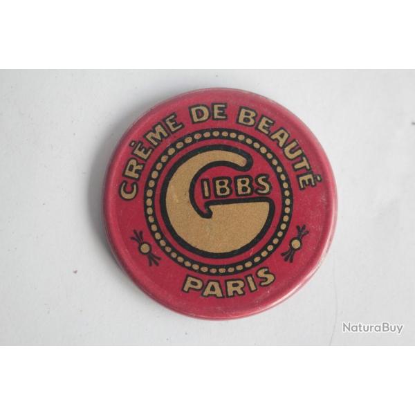 Miroir de poche publicitaire Crme de beaut Gibbs Paris