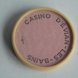 Miroir de poche publicitaire Casino d'Évian-les-Bains