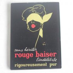 Miroir de poche publicitaire Rouge à lèvre Rouge baiser