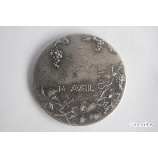 Miroir de poche 14 Avril Vignes Vaud Suisse