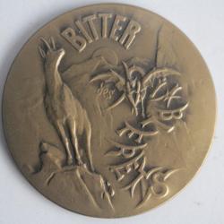 Miroir de poche publicitaire Bitter des Diablerets Suisse