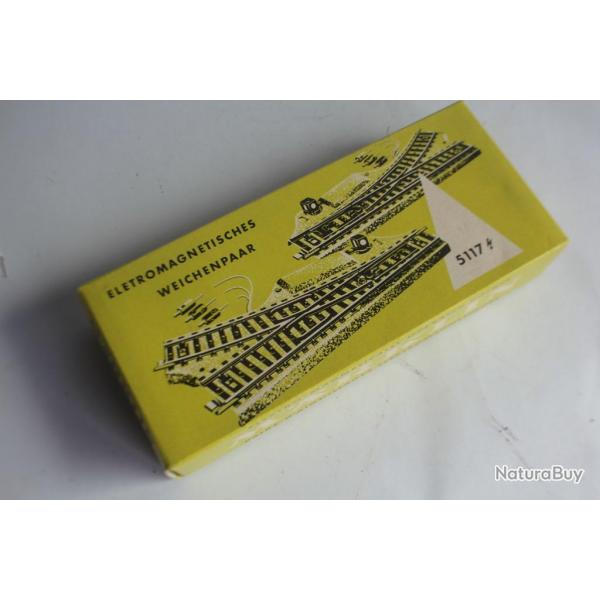 MARKLIN Paire d'aiguillages lectromagntiques HO 5117