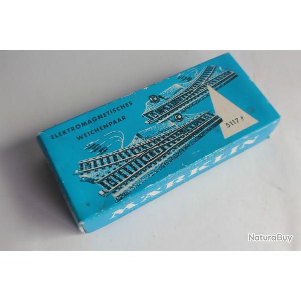 MARKLIN Paire d'aiguillages lectromagntiques HO 5117