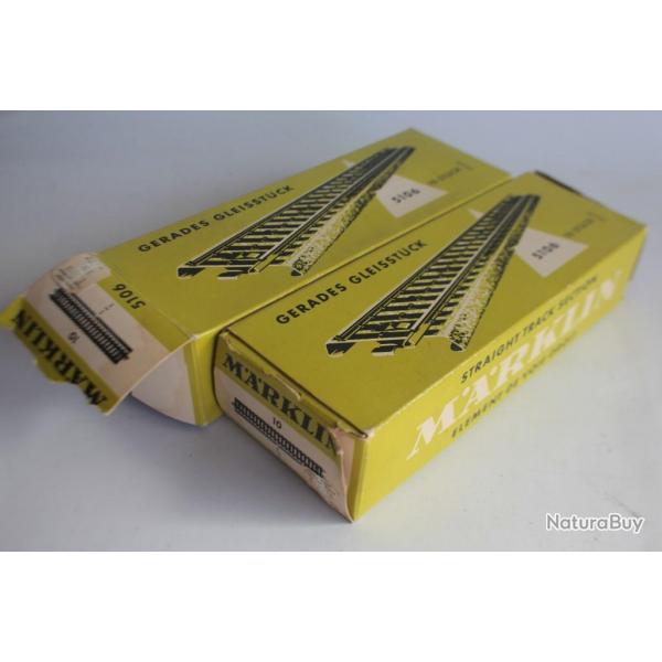 MARKLIN 20 Rails droit HO 5106