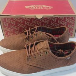 VANS Ludlow cuir Brown/White T43