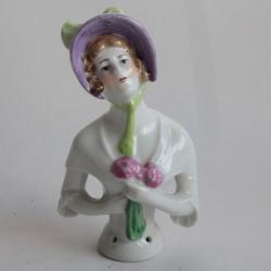 Demi figurine porcelaine Femme