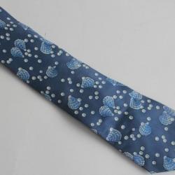 HERMÈS Cravate soie Coquillages 7495 IA