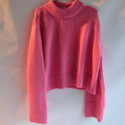 CELINE Pull oversize cachemire rose M