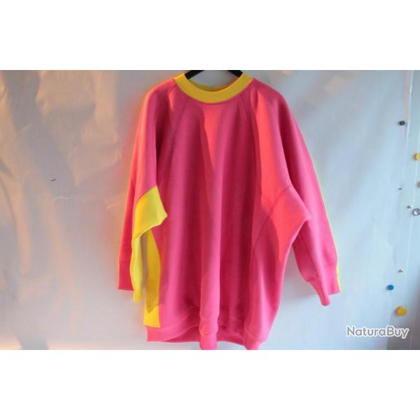 CELINE Pull oversize rose jaune Phoebe Philo 2018 M