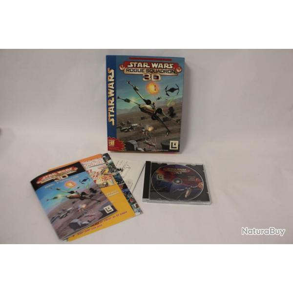 Jeu vido PC Star Wars Rogue Squadron 3D Big box PAL