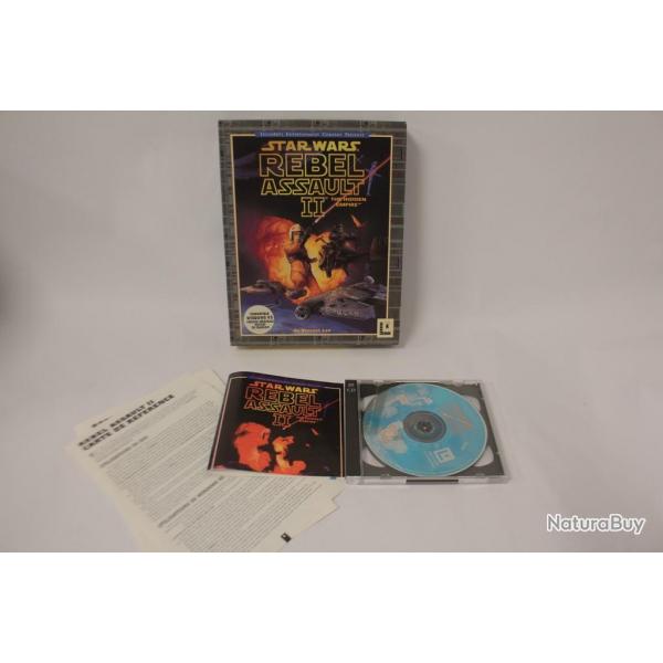 Jeu vido PC Star Wars Rebel Assault II Big box PAL