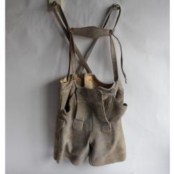 Culotte cuir Bavaroise Lederhose Short Tyrolien