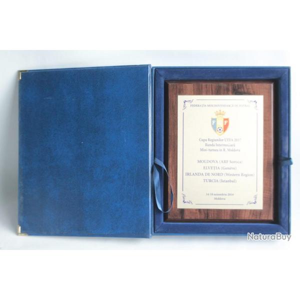Plaque Football Coupe des rgions UEFA 2017 Moldavie