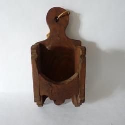 Porte mortier bois Art populaire