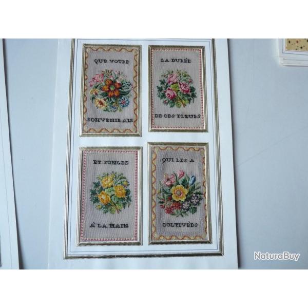 Broderies souvenir XVIIIe sicle Antiquits Couture