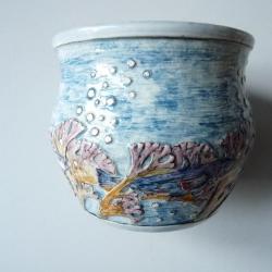 Coupe céramique H.Horngacher Art nouveau