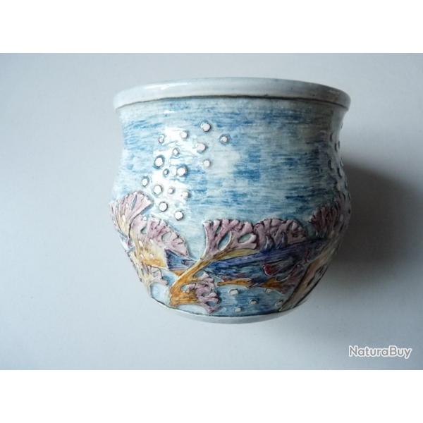 Coupe cramique H.Horngacher Art nouveau