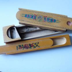 Plumiers ( 2 ) d'écolier ecole objets d'écriture