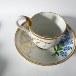 Tasse porcelaine Suisse Art de la table Antiquités