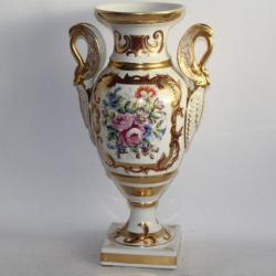 Grand vase porcelaine style Empire Limoges Jival
