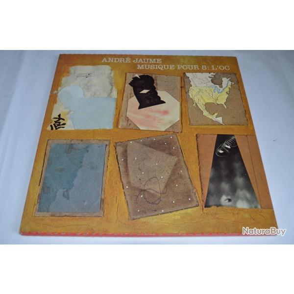 Vinyle 33T Jazz  Andr Jaume ?- Musique Pour 8: L'Oc