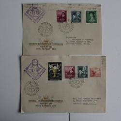 Enveloppes Congreso Eucaristico Internacional Espagne 1952