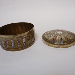 Boite laiton et cuivre INDE