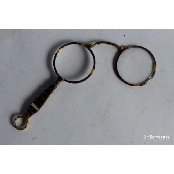 Binocle face  main cellulod optique