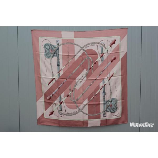 HERMES Foulard soie Clic Clac Julia Abadie