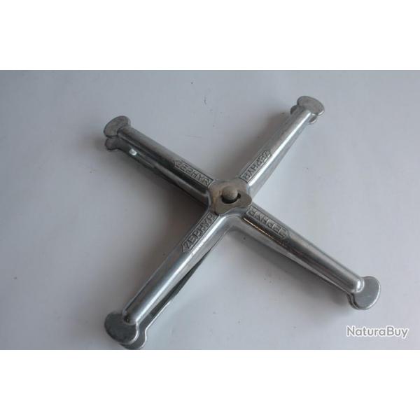 Presse raquette de tennis mtallique vintage Zephyr