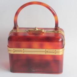 Sac vintage lucite Made in France 1970