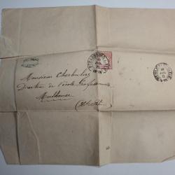 Marque postale Allemagne empire 1g aigle en relief 1873