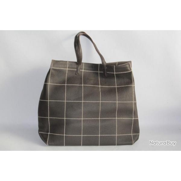 Sac  main Just Campagne Cabas 2 NX Quadri cuir