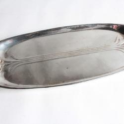 GALLIA CHRISTOFLE Plat Chardons Art Nouveau