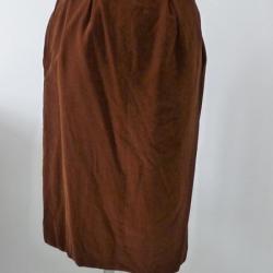 Jupe velours marron FRANCESCO FILITI