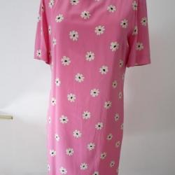 Robe d'été AKRIS soie Rose T40 Vintage