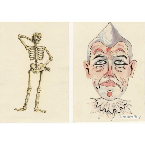 4 Cartes Postales  systmes Jeux d'ombre et lumire